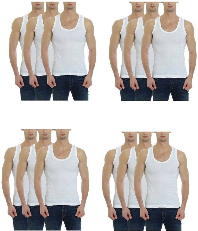 makhkha Men Vest(Pack of 12)