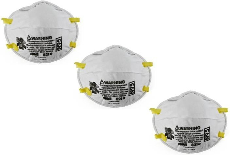 3m Particulate Respirator 8210 N95 Mask Niosh Approved Pack Of