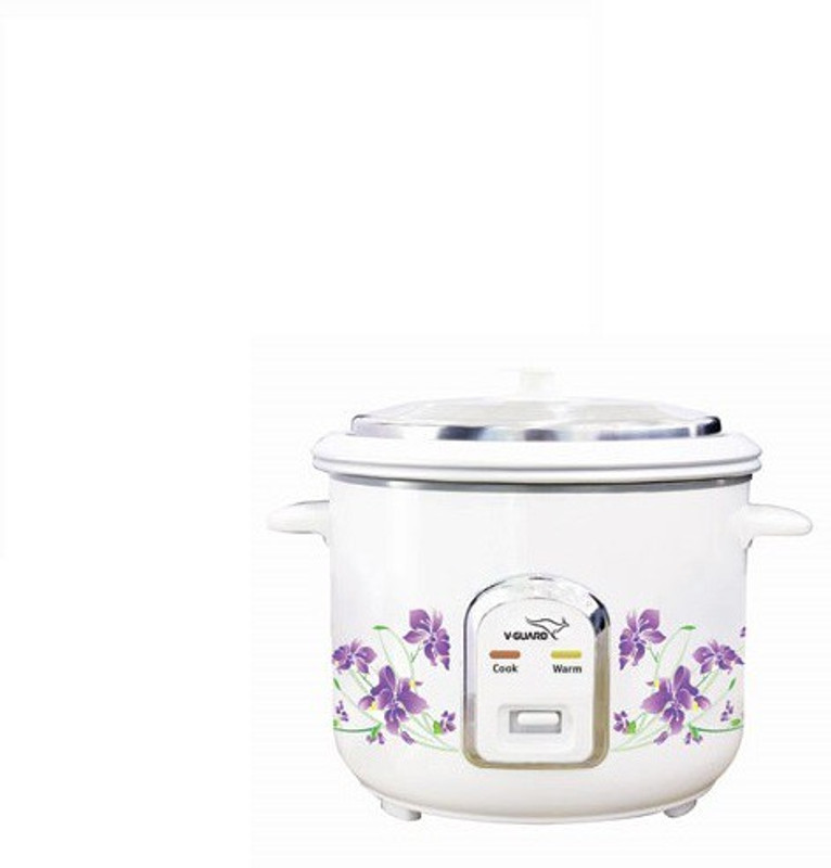 V-Guard VRC 1.8 Electric Rice Cooker(1.8 L, white with design) V-Guard VRC 1.8 Electric Rice Cooker(1.8 L, white with design)