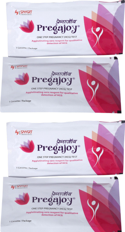 smart laboratories PREGAJOY one step pregnancy (hcg) test (pack of 4) Pregnancy Test Kit(4 Tests)
