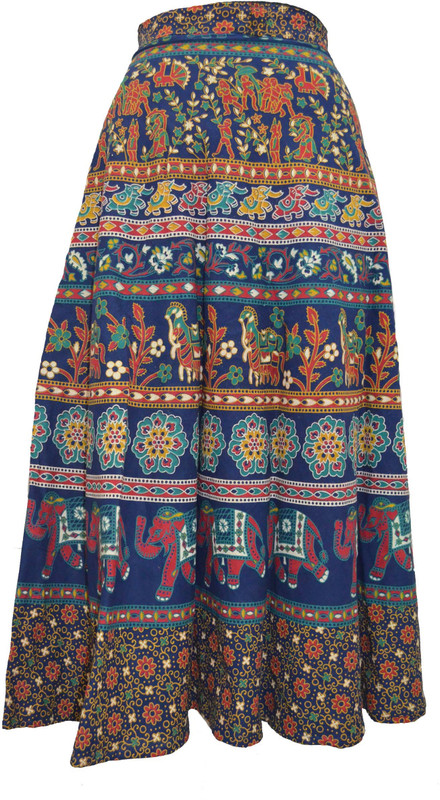freya studio Self Design Women Regular Multicolor Skirt