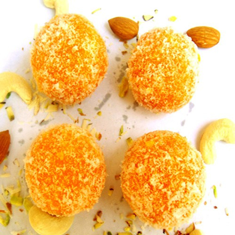 Ghasitaram Gifts Mango Coconut Laddoo Box(400 g)