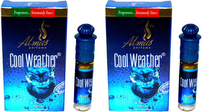 Almas Cool Weather Pocket Perfume. Floral Attar(Citrus)