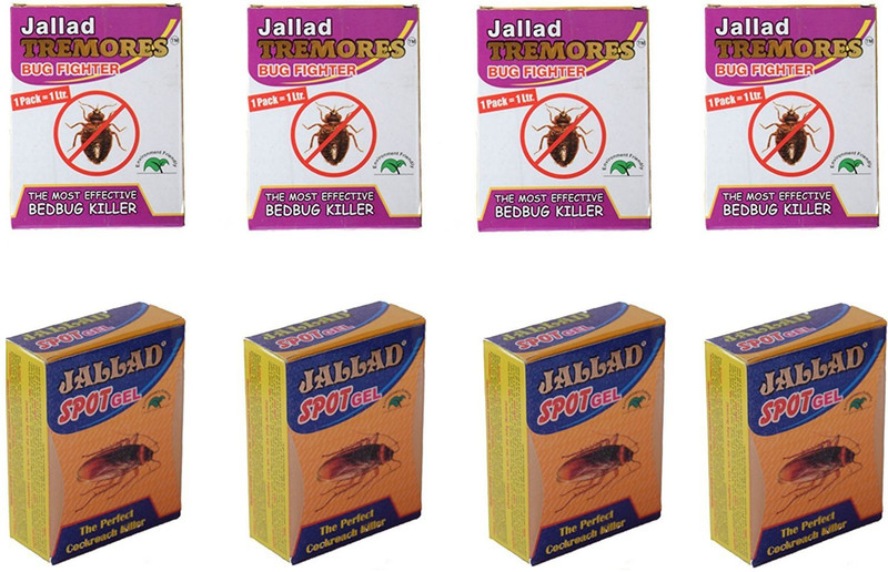 Jallad Anti Cockroach Gel Tremores Bedbug Killer Pest Control Super Power Gel Powder Base Formula Pack Of 8 Buy Online In Kuwait At Desertcart Com Kw Productid 138458463