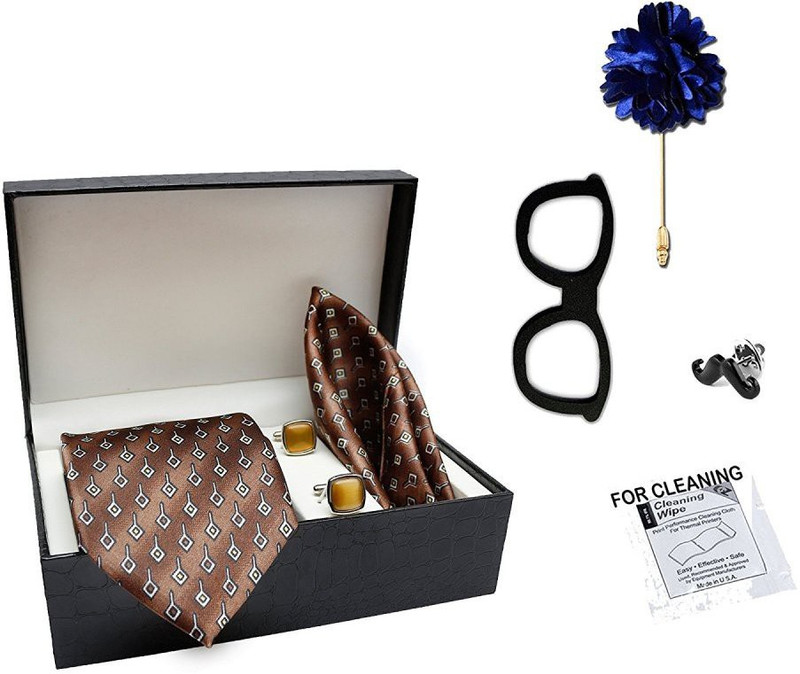 markslow Self Design Tie(Pack of 7)
