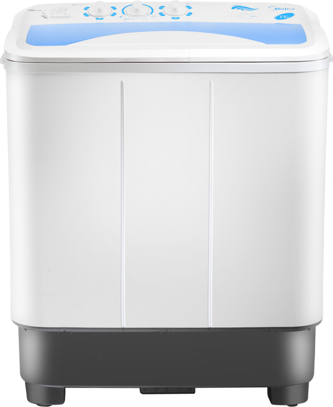 Midea 6.5 kg Semi Automatic Top Load Washing Machine White(MWMSA065A02) RS.9860 (36.00% Off) - Flipkart