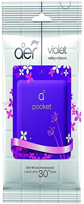 godrej aer pocket Violet Valley Bloom, 10 g eacg (pack of 6 ) Blocks (Pack of 6)(60 g)