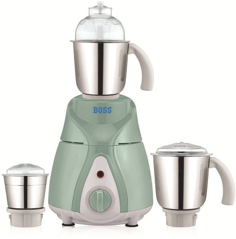 Boss New Omega 550 W Mixer Grinder(Green, 3 Jars) Boss New Omega 550 W Mixer Grinder(Green, 3 Jars)