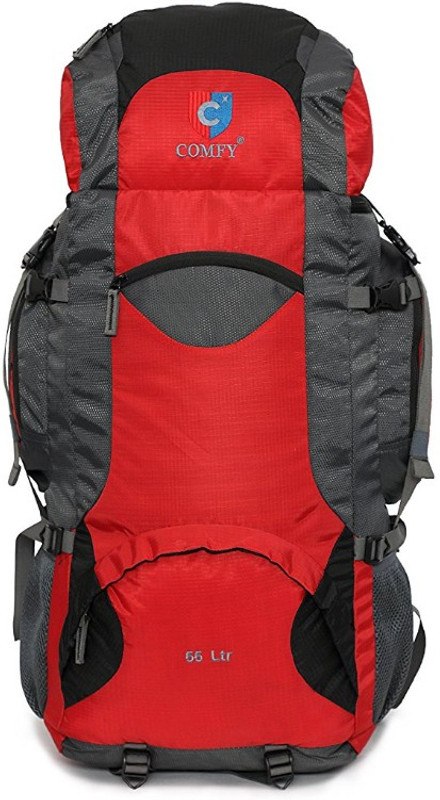 Comfy TK-03 Rucksack - 55 L(Grey, Red)