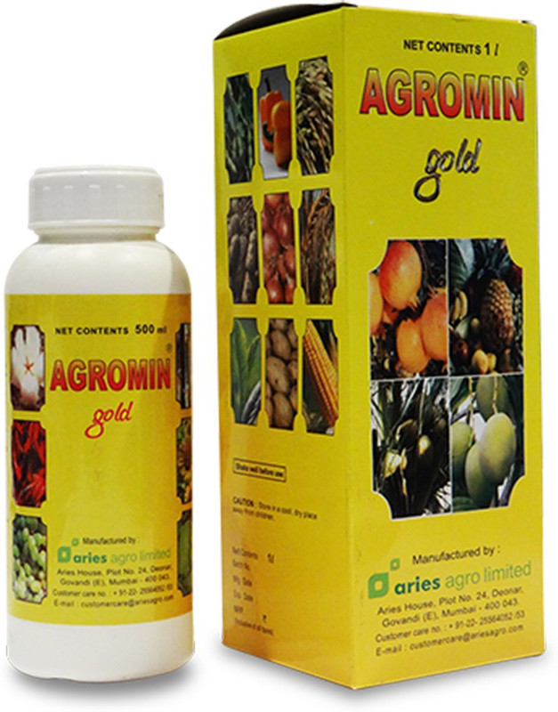 aries agro AgroMin Gold 100 ML Soil Manure(100 ml Liquid)