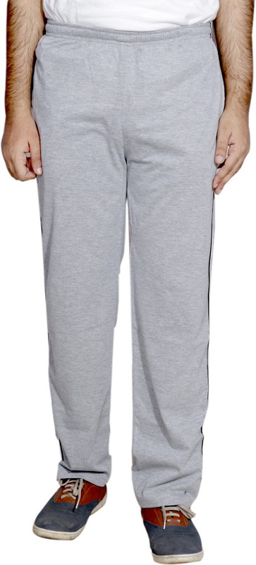 IndiWeaves Solid Men Grey Track Pants