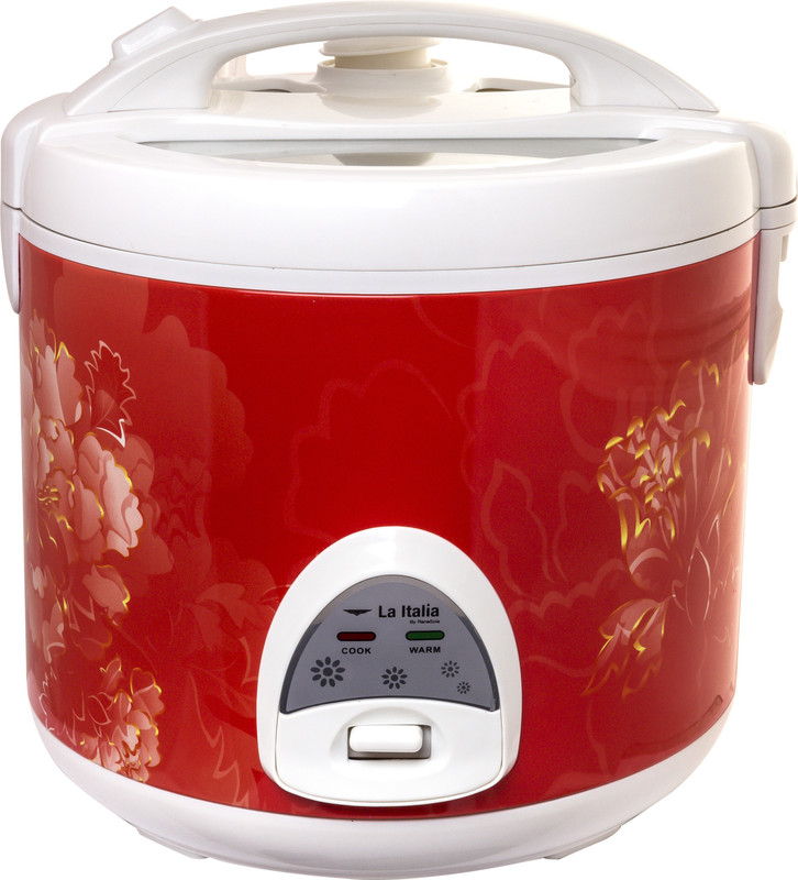 La Italia by Renesola RC 2.2 DX Electric Rice Cooker with Steaming Feature(2.2 L, Red, White) La Italia by Renesola RC 2.2 DX Electric Rice Cooker with Steaming Feature(2.2 L, Red, White)