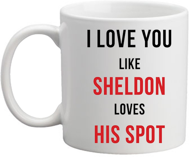 7even inks Sheldon Spot Ceramic Mug(325 ml)