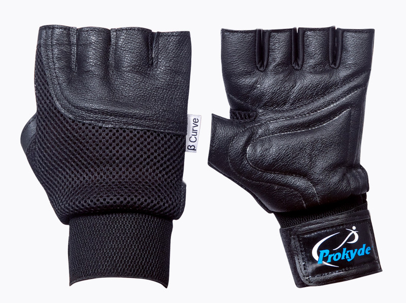 Prokyde Beta Curve Gym & Fitness Gloves (XL, Black)