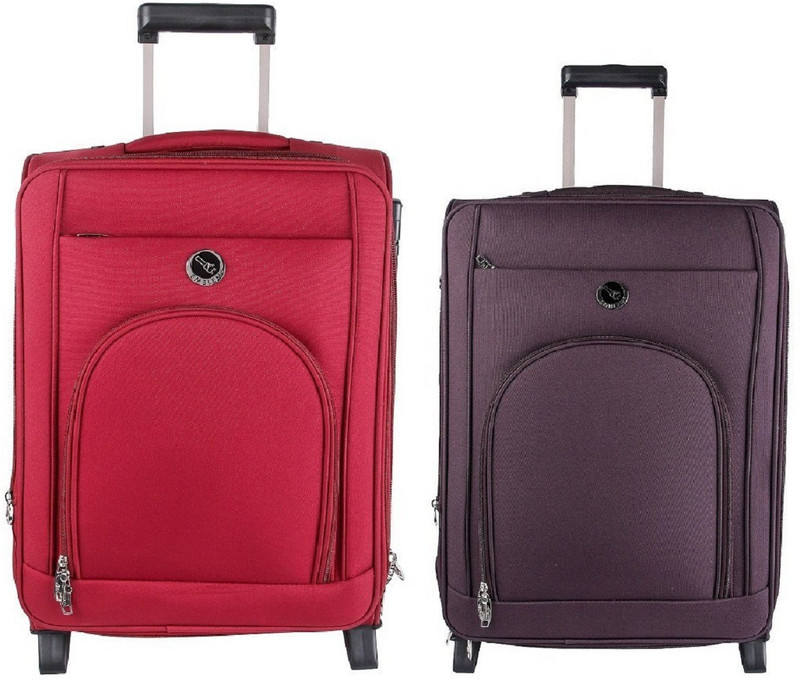 emblem SUITCASE 24 20 INCH COMBO Expandable  Check-in Luggage - 24 inch(Multicolor)
