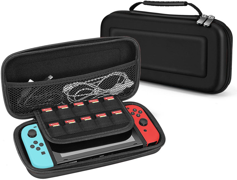 Robustrion Bumper Case for Nintendo Switch Gaming Console(Black, Rugged Armor, Polycarbonate)