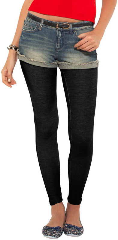Go Colors Black Jegging(Solid)- Buy 