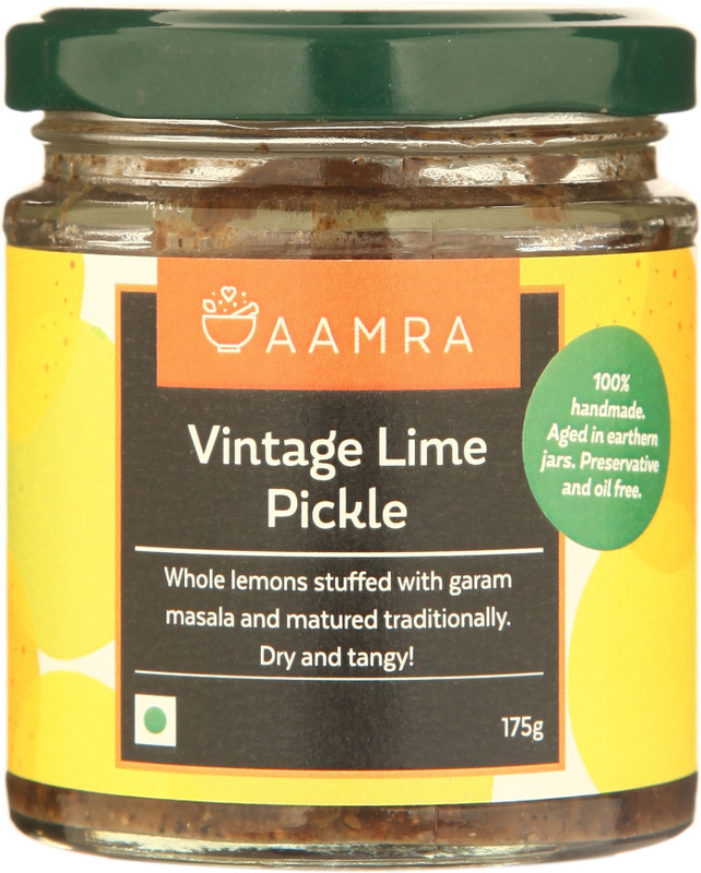 AAMRA Vintage Lime Pickle Lemon Pickle(175 g)