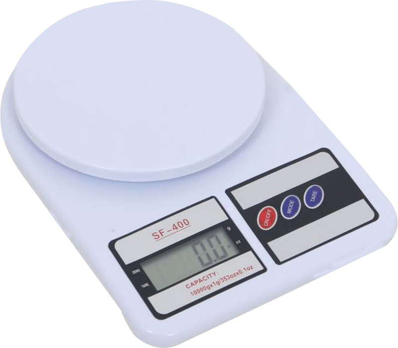 ARYSHAA Electronic Digital LCD Display Kitchen Weight Scale Machine for Measuring fruits,Spice,Food,Vegetable And More Upto 10 Kg (Pack of 1) Weighing Scale(Multicolor)