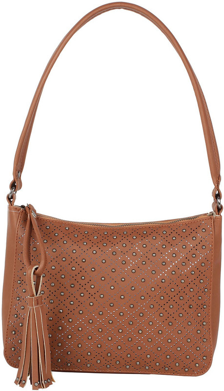giant roots GR-HB-1217 Shoulder Bag(Brown, 10 inch)