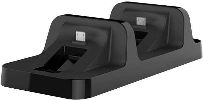 Microware PS4 Charging Station Dual USB Charing Charger Dock Station Stand Charging Station(Playstation 4)