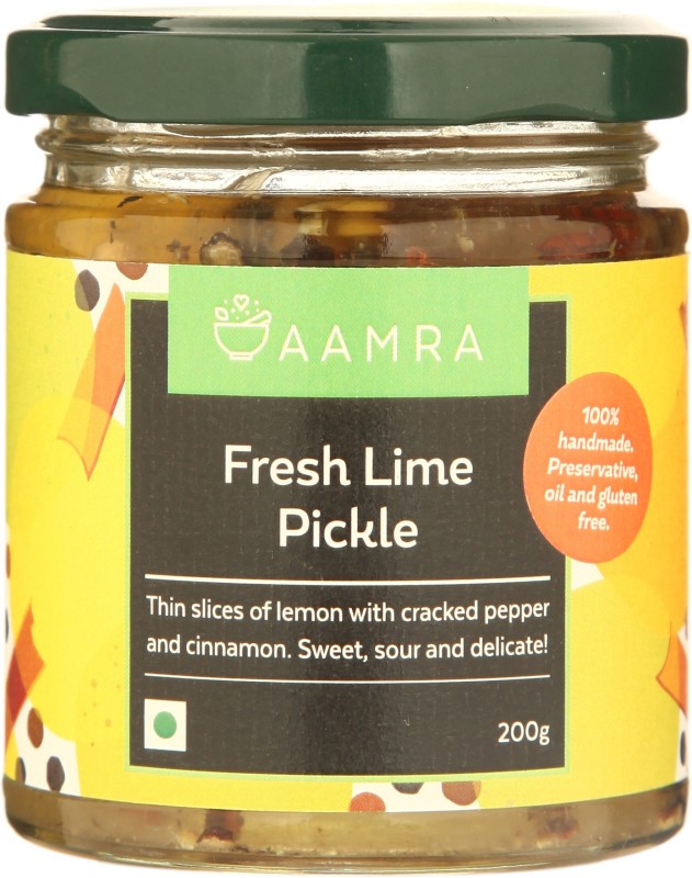 AAMRA Fresh Lime Pickle Lemon Pickle(200 g)