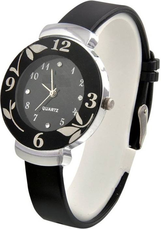 inflame enterprise Inflame Trendy Analog Black Flower Watch Analog Watch  - For Women