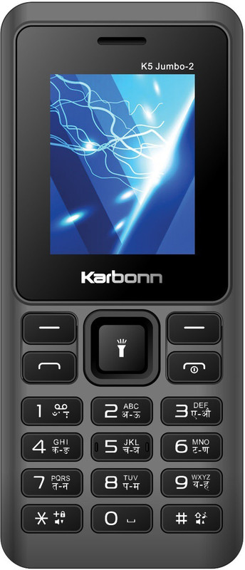 Karbonn K5 Jumbo 2(Grey & Orange)