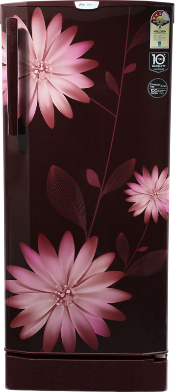 Godrej 210 L Direct Cool Single Door 3 Star Refrigerator with Base Drawer(Star Wine, R D EPRO 225 TAF 3.2 STR WIN)