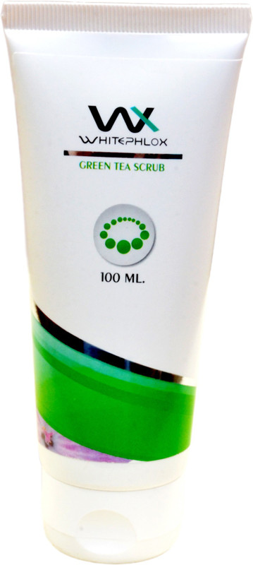 wx whitephlox Whitephlox Green Tea  Scrub(100 ml)