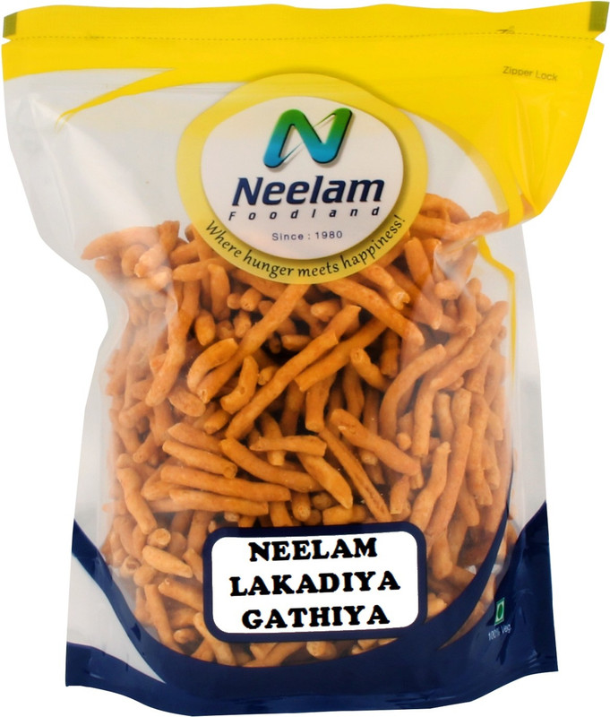 Neelam Foodland LAKADIYA GATHIYA(500 g)