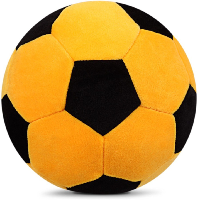 kidofly swati toys kids soft ball yellow black  - 177 mm(Yellow)