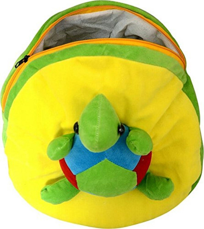 kidofly swaty toys Kids School Bag - Age 2 to 5 yellow-green-Tortoise  - 15 inch(Yellow)