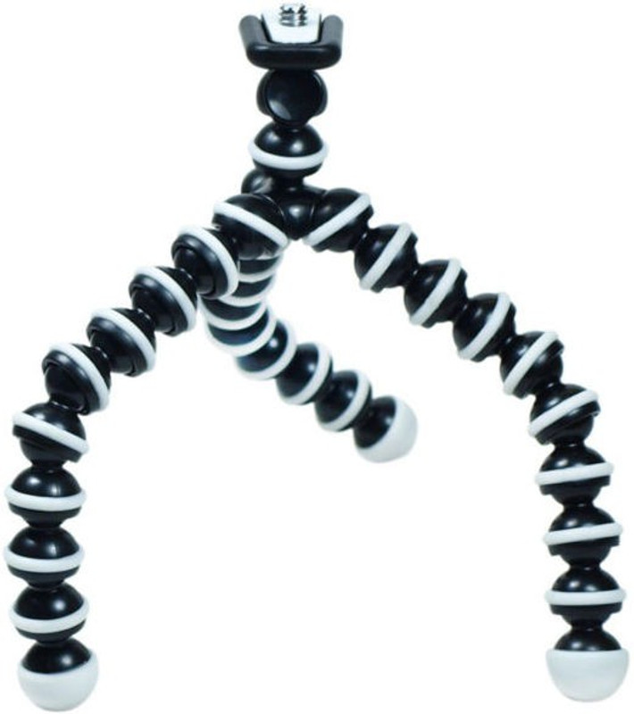 upalabdh SMall Mini Flexible Octopus Mobile Tripod Phone Holder Selfie Tripod Tripod Kit(Black, Supports Up to 300 g)