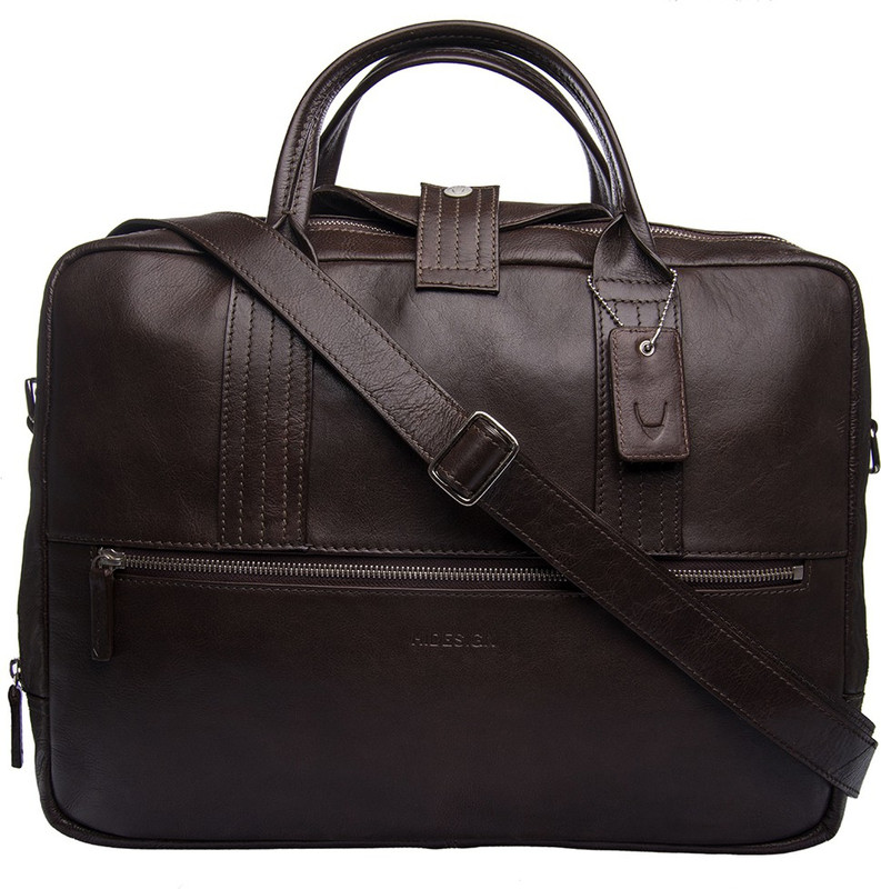 Hidesign I BAG AL01-REGULAR-BROWN Medium Briefcase - For Men(Brown)