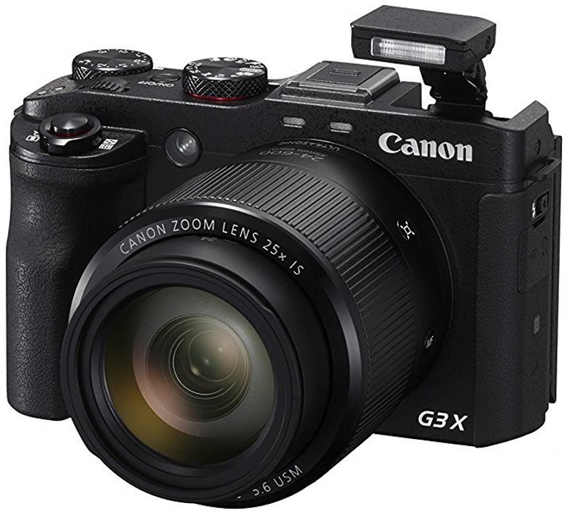 Canon PowerShot G3 X(20.2 MP, 25x Optical Zoom, 25x Zoom Digital Zoom, Black)