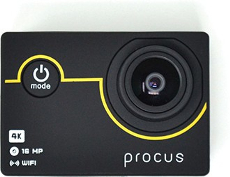 PROCUS Rush 4K Basic Pack Sports and Action Camera(Black, 16 MP)