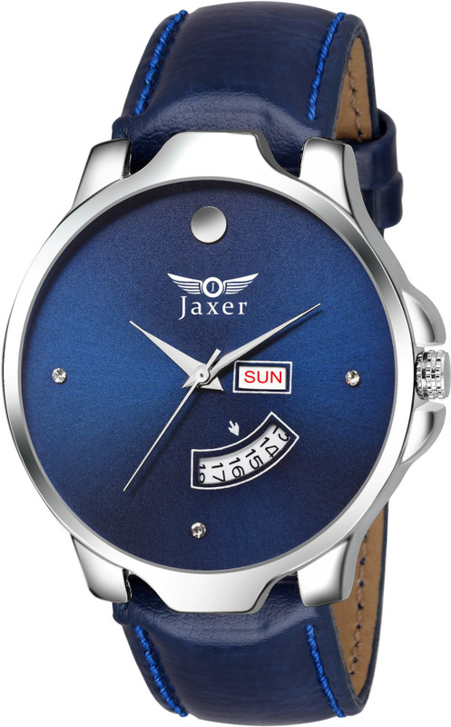 Buy Jaxer JXRM2121 Blue Day And Date Analog Watch For Men Online at desertcartUAE