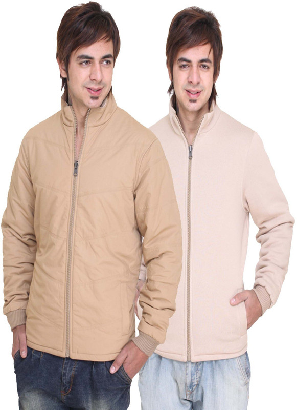 Trufit Full Sleeve Solid Men Reversible Jacket