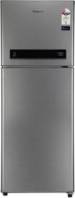 Whirlpool 245 L Frost Free Double Door 2 Star Refrigerator(Magnum Steel, NEO DF258 ROY MAGNUM STEEL (2S))