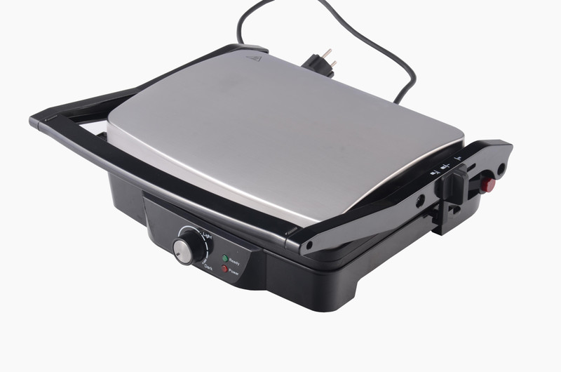 La Italia by Renesola Panini Maker 4 Slice Open Grill(Black, Silver)