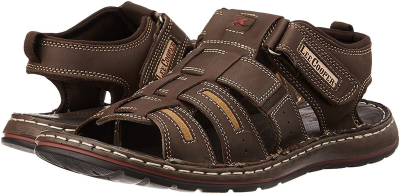 Lee Cooper Men Brown Sandals