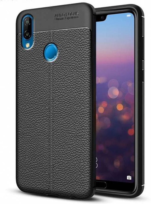 jasvi Book Cover for Huawei Honor P20 Lite (Black, Rubber)(BLlack)