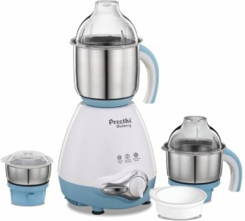 Preethi MG_68 Pre_mix_564 750 W Mixer Grinder(White, 4 Jars)