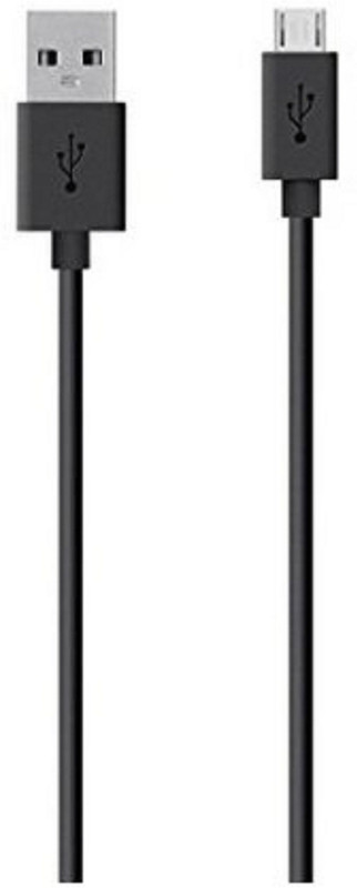 pash Data Cable (Black) Compatibl 2.4 A 1.5 m copper Micro USB Cable(Compatible with Sumsung, Lenovo, Vivo, Micromax, Gionee, Black, One Cable)