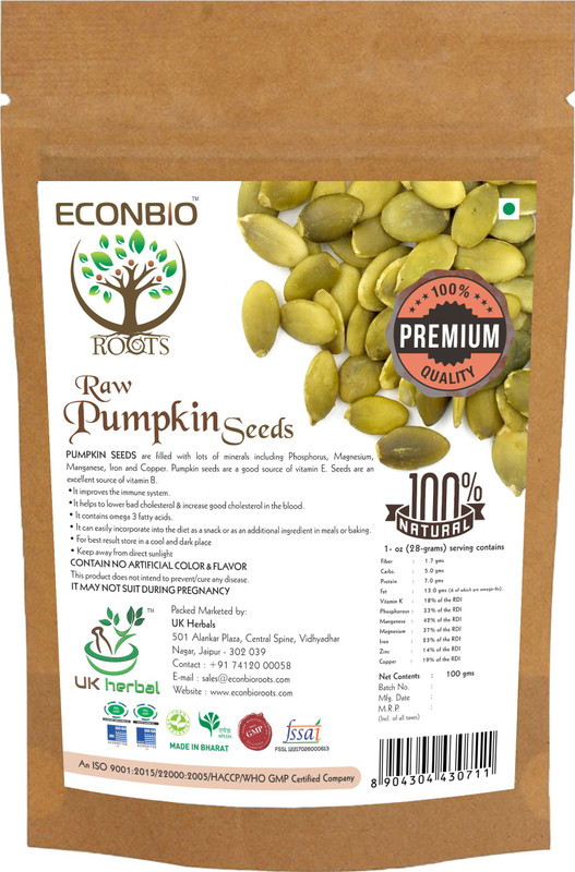 EcoNBioroots Pumpkin Seeds(100 g)