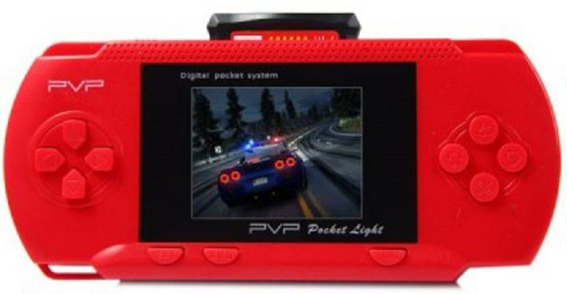 qp360 Qp 1001 PSP Red 10000 GB with WRESTLING, CAR RACING, ACTION GAMES, SHOOTING, ARCADE, SPORTS(Red)