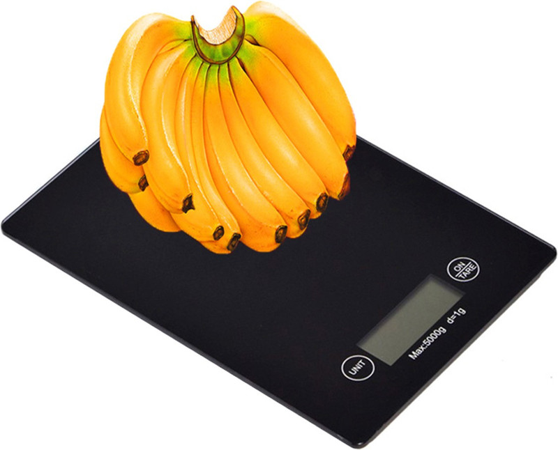 Stealodeal Black Glass Touch Screen Digital Kitchen 3g to 5kg Weighing Scale(Black) Stealodeal Black Glass Touch Screen Digital Kitchen 3g to 5kg Weighing Scale(Black)