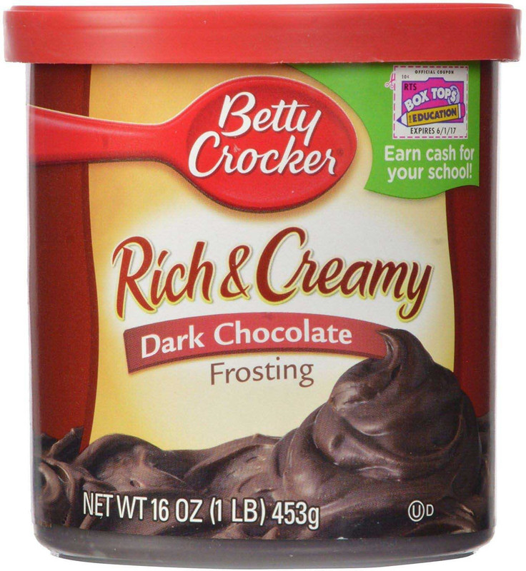 Betty Crocker Rich & Creamy Frosting Dark Chocolate Cake Mix - 453g (16oz) 453 g Betty Crocker Rich & Creamy Frosting Dark Chocolate Cake Mix - 453g (16oz) 453 g
