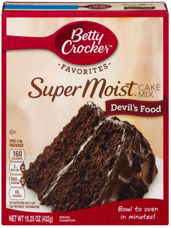 Betty Crocker Favorites Super Moist Cake Mix , Devils Food - 432g (15.25oz) 432 g